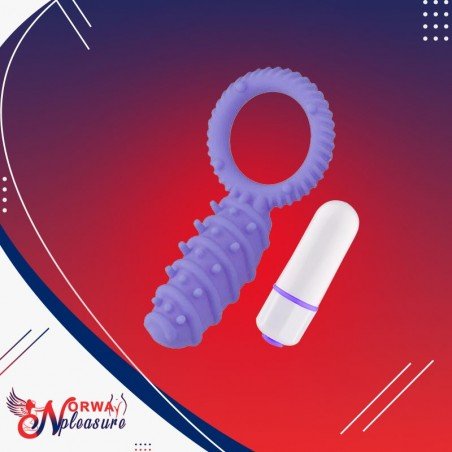 Clitoral Banger Spikes Premium Cockring With Bullet