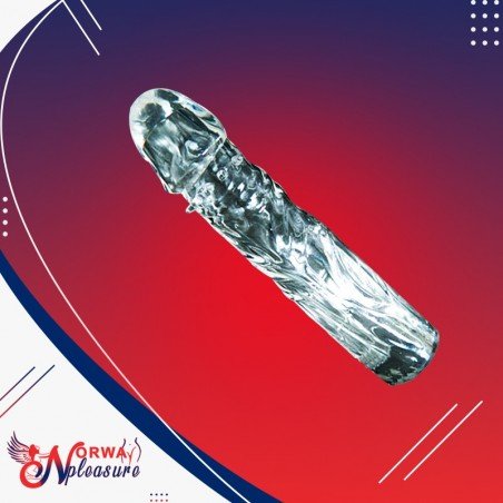 Full Ribbed Crystal Penis Sleeves