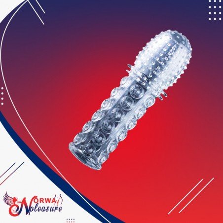 Crystal Penis Sleeve Textured Extension
