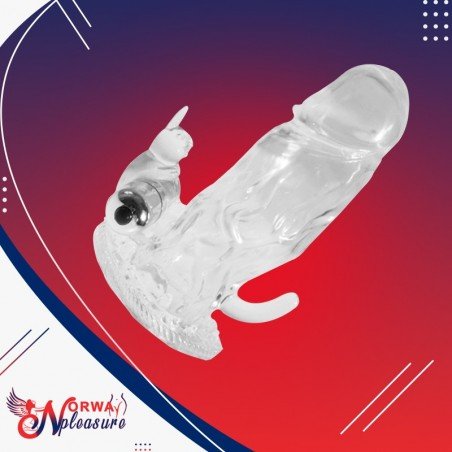 Triple Pleasure Vibrating Rabbit Penis Sleeve