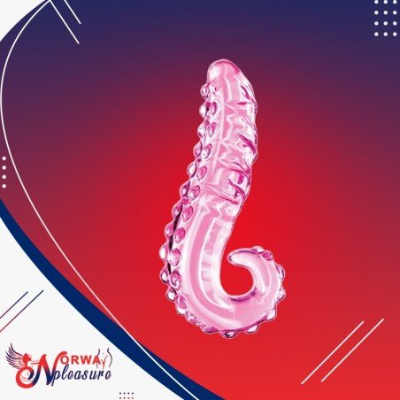 Kiss of Tongue Crystal Glass Dildo Anal Toy