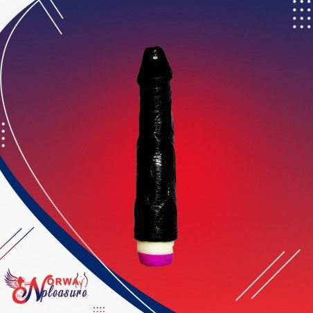Super Natural Black Silicone Realistic Vibrator