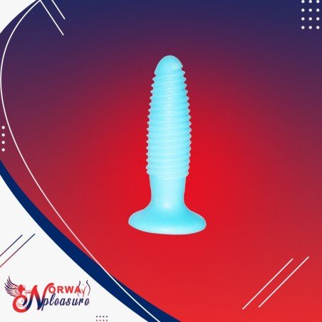 Ribbed Fat Anal Dildo