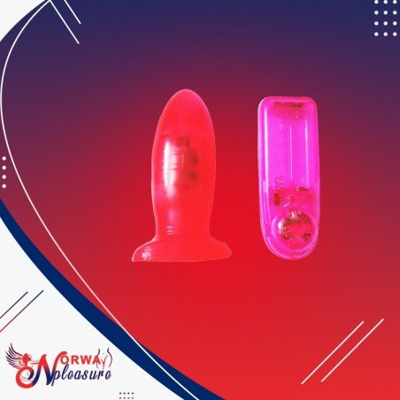 Crystal Anal Butt Plug Vibrating